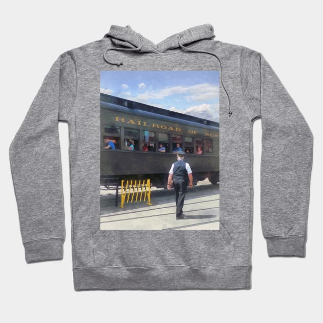 Trains - All Aboard Hoodie by SusanSavad